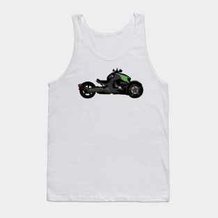 Can Am Ryker Super Sonic Green Tank Top